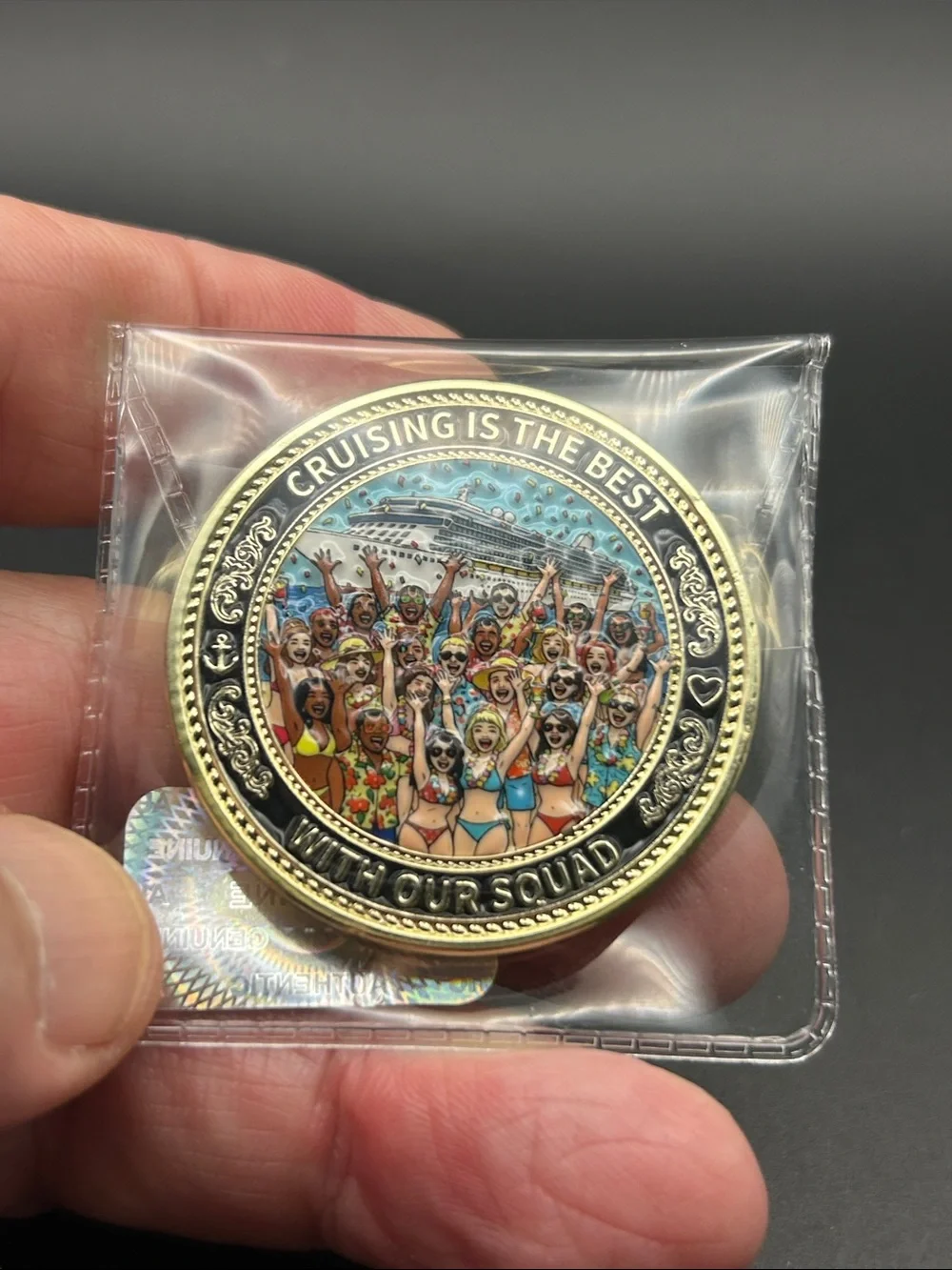 Cruising with our squad gift challenge coin-Cruise Lovers Collection NEW!